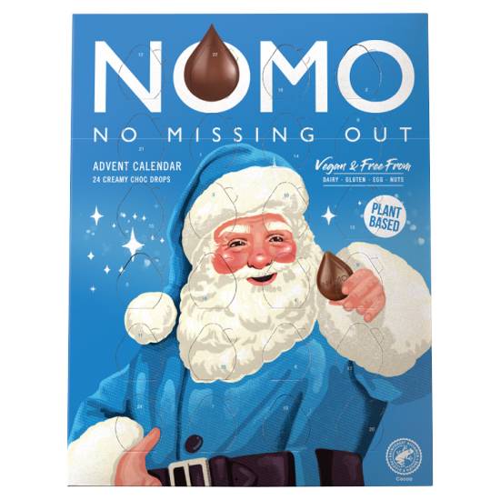 NOMO Milk, Advent Calendar Creamy Choc Drops (80g)