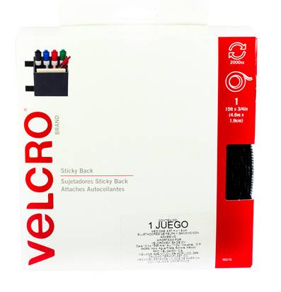 Velcro · Sujetadores sticky back negro (300 g)