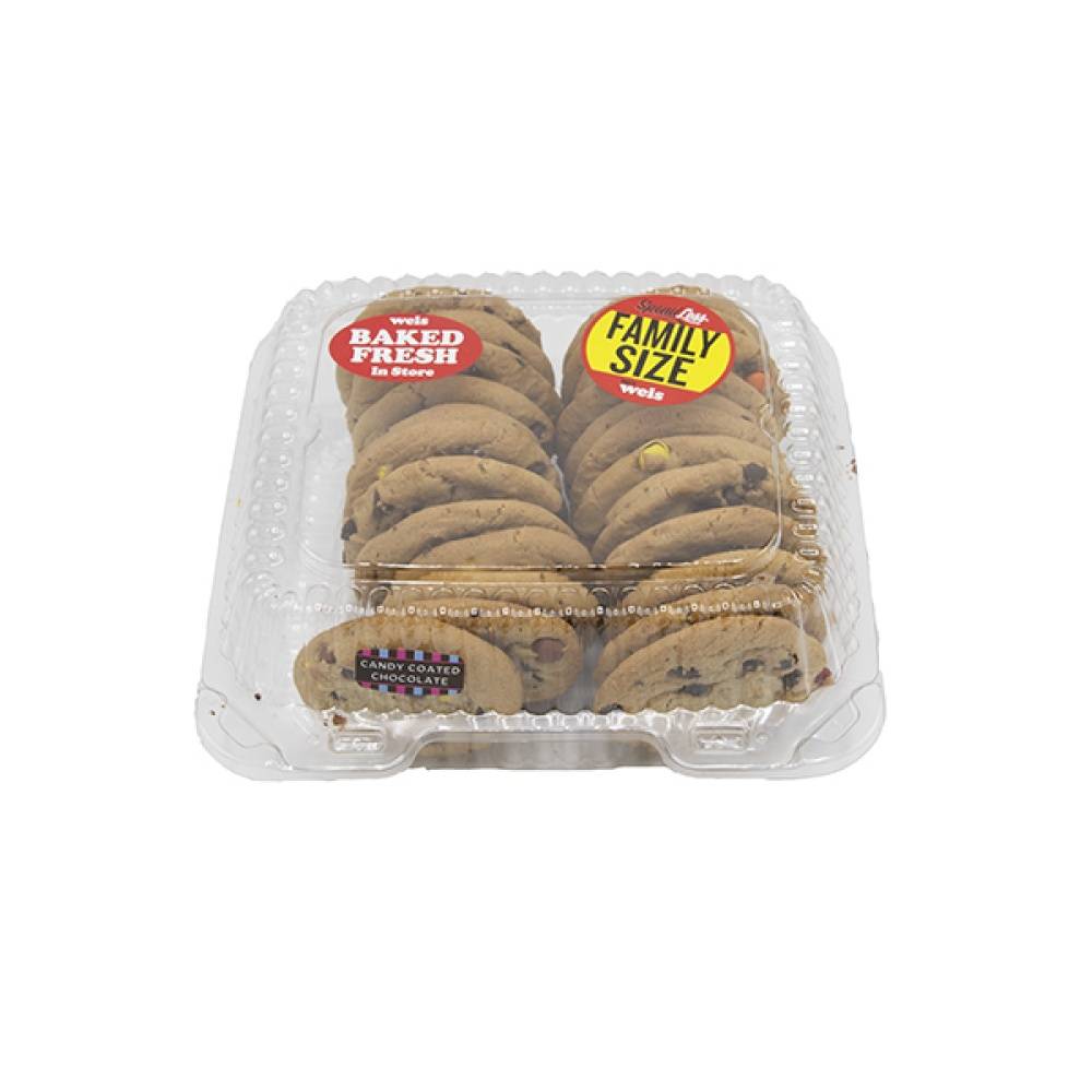 Weis in Store Baked Soft and Chewy Cookies Chocolate Chip Candy Pieces