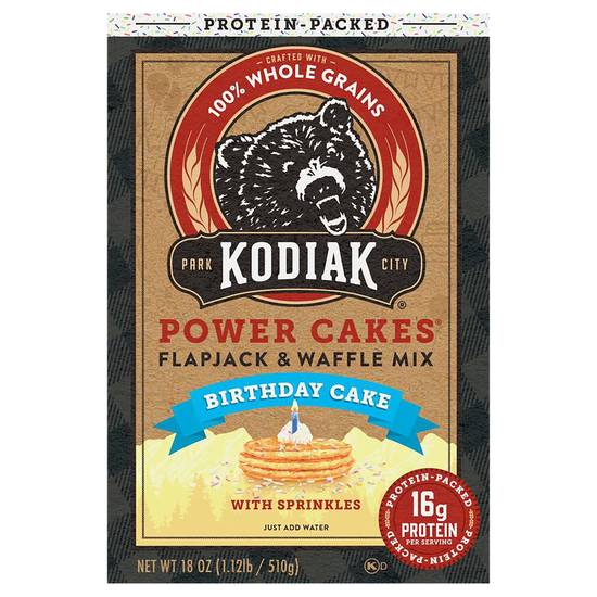 Kodiak Power Flapjack & Waffle Mix (birthay cake )