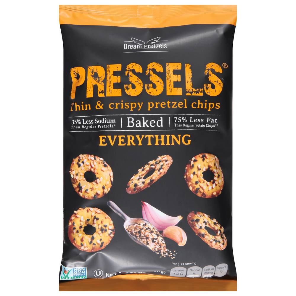 Pressels Thin & Crispy Everything Pretzel Chips (7.1 oz)