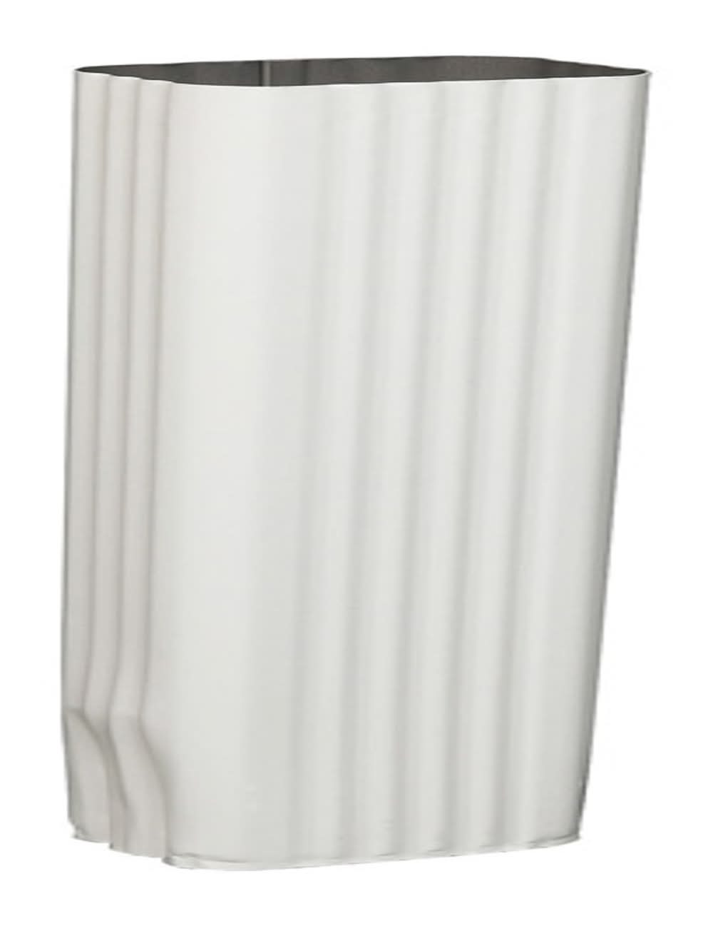 Amerimax 3 In. H X 4 In. W X 10 Ft. L White Aluminum Rectangular Downspout