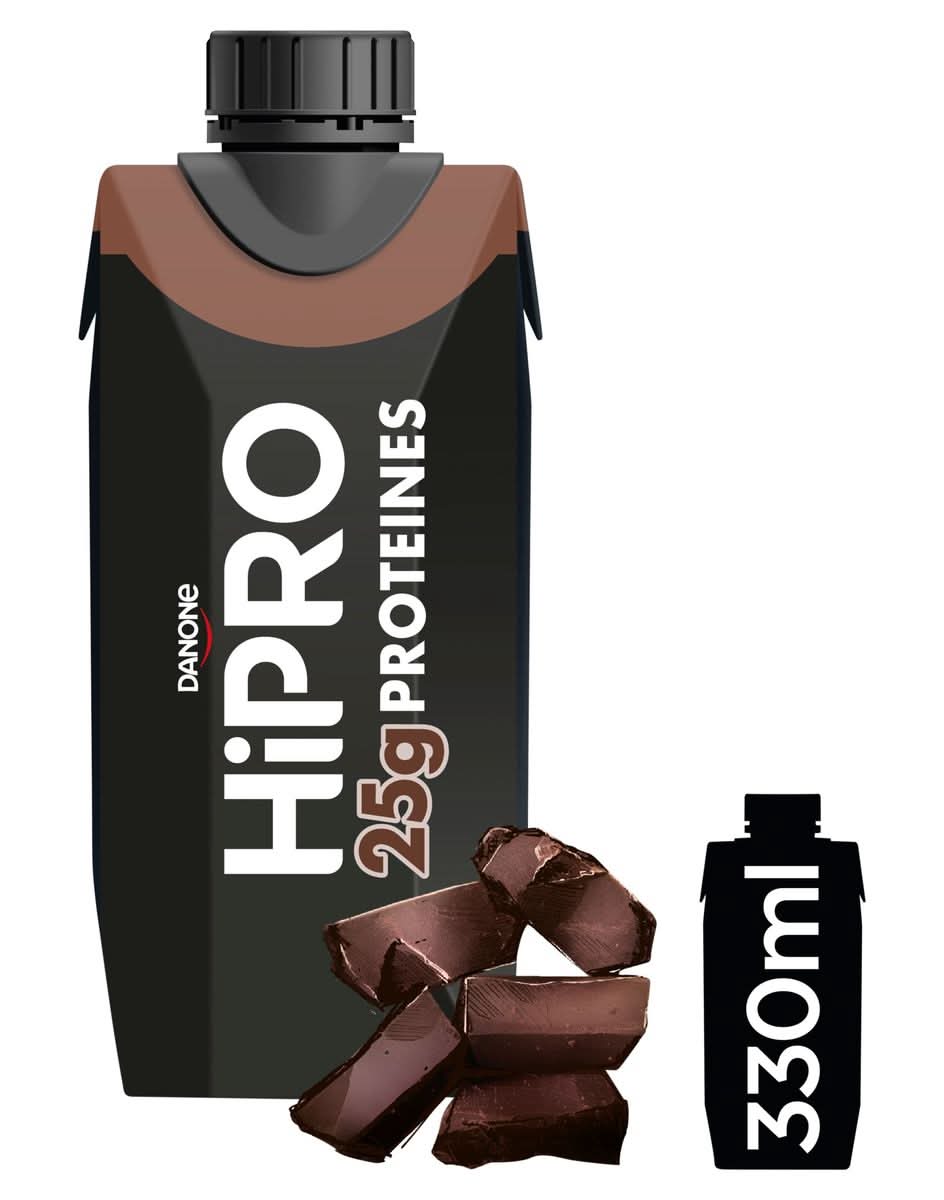 DANONE HIPRO Ambiant à Boire 25g de Protéines Chocolat 0% m.g. bouteille 330ml