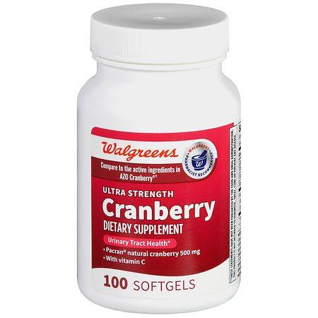 Walgreens Ultra Strength Cranberry With Vitamin C 500 mg