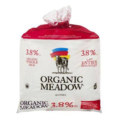 Organic Meadow Organic Whole Milk 3.8% (4 L)