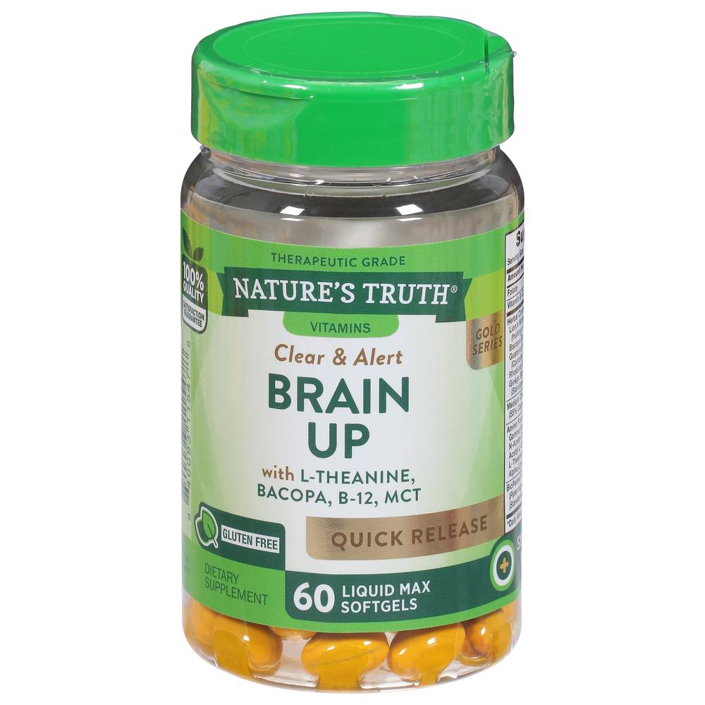 Natures Truth Brain Up With L-Theanine Bacopa