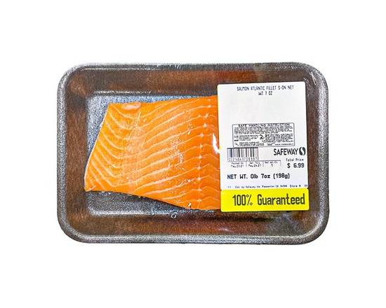 Atlantic Salmon Fillet Skin-on (around 7 oz)