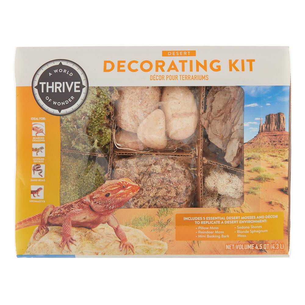 Thrive Desert Reptile Decorating Kit