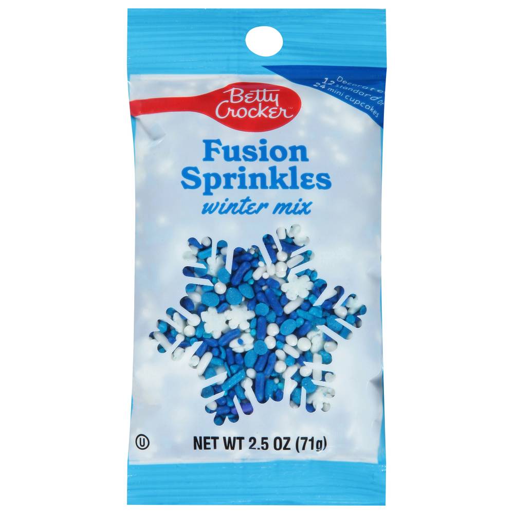 Betty Crocker Winter Mix Fusion Sprinkles (2.5 oz)