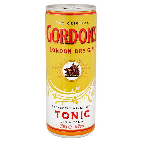 Gordon's London Dry Gin & Tonic 250 ml