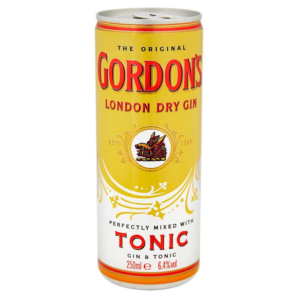 Gordon''s London Dry Gin & Tonic 250 ml