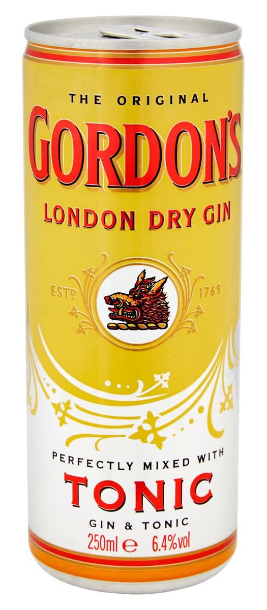 Gordon''s London Dry Gin & Tonic 250 ml