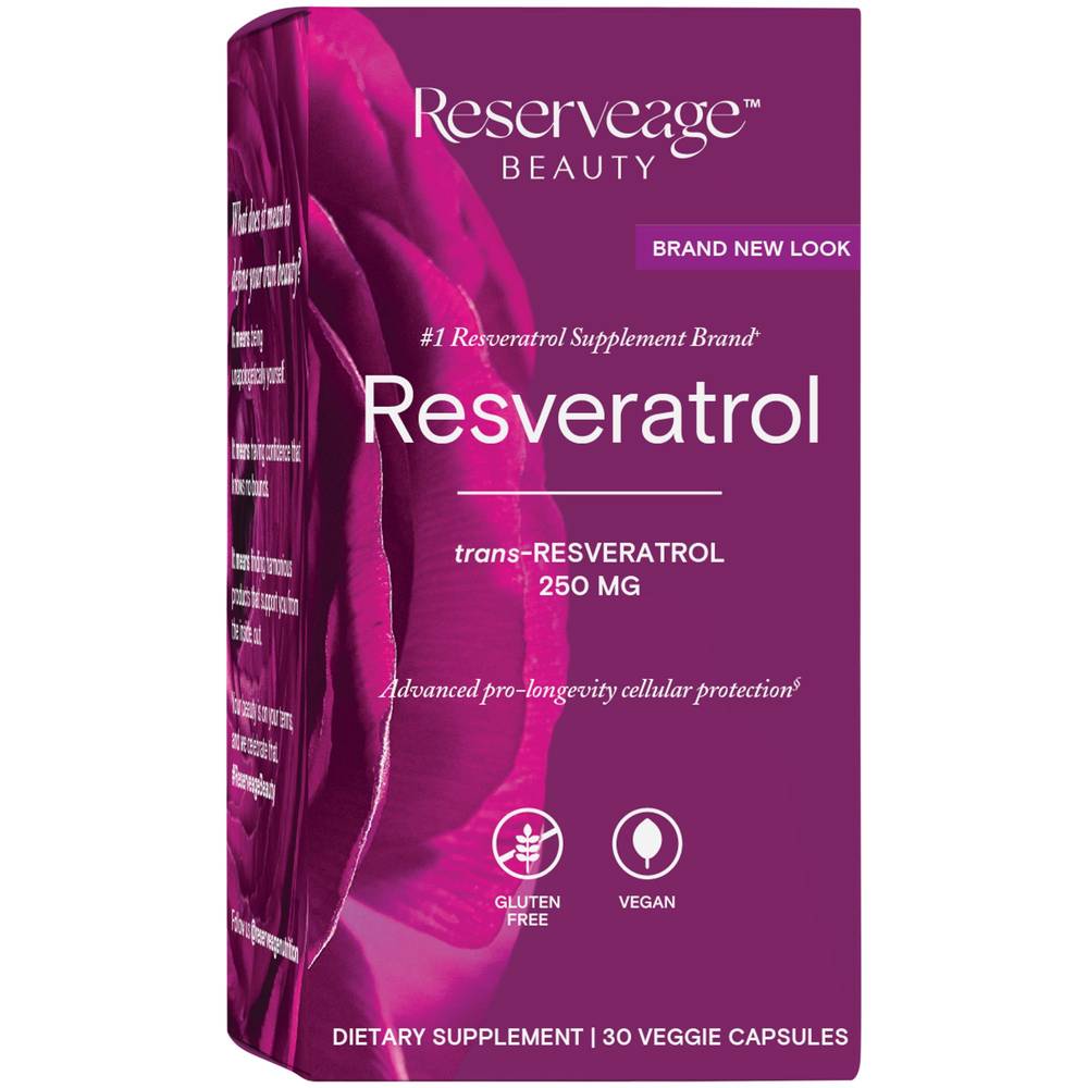 Reserveage Nutrition Active Trans Resveratrol 250 mg