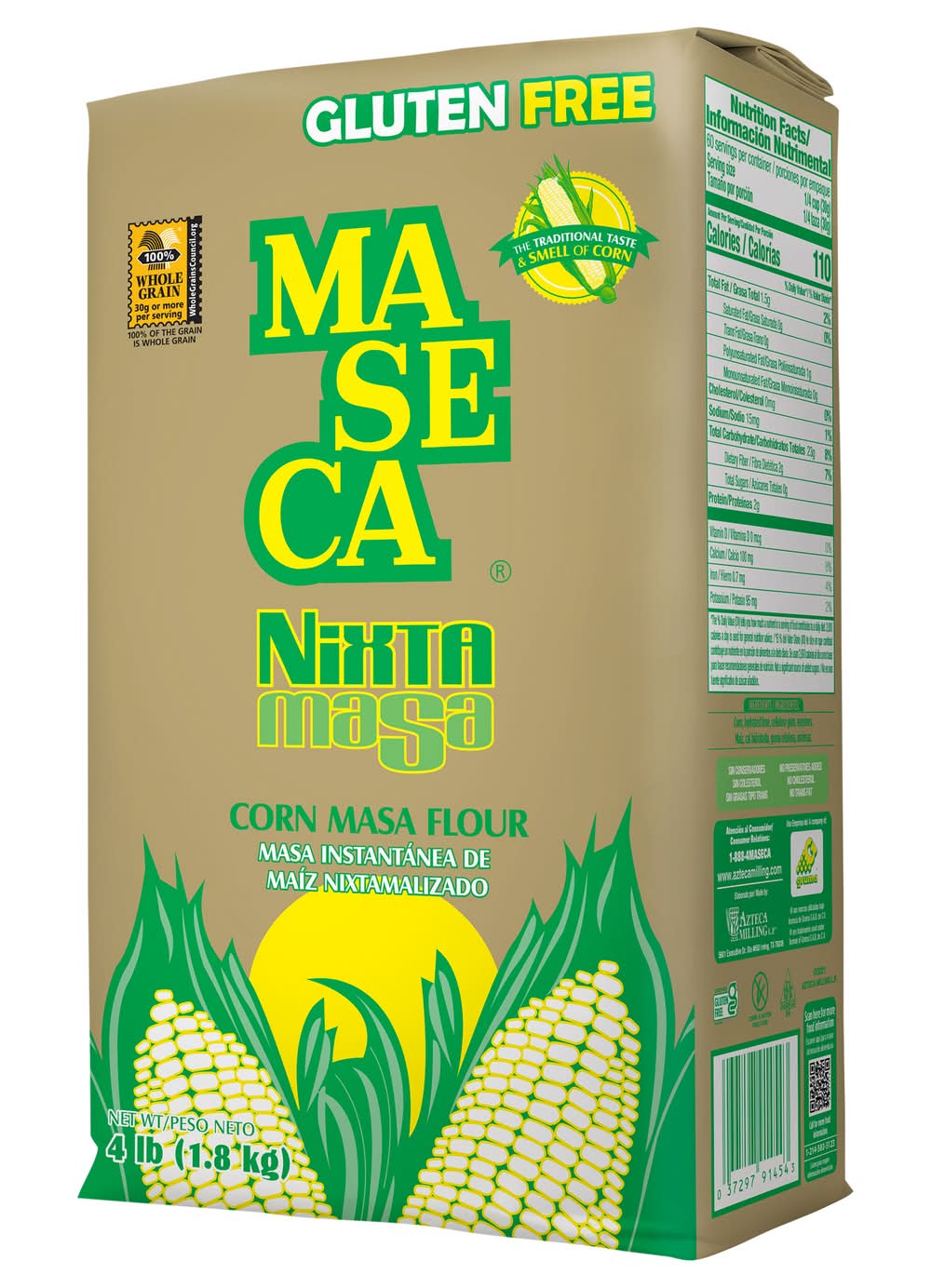 Maseca Nixta Masa Gluten Free Corn Flour (4.41 lbs) | Delivery