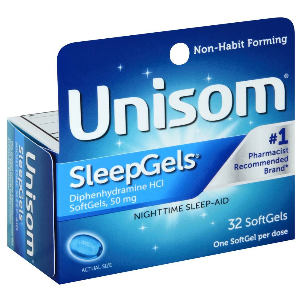 Unisom Sleepgels 50 mg Nighttime Sleep-Aid (32 ct)