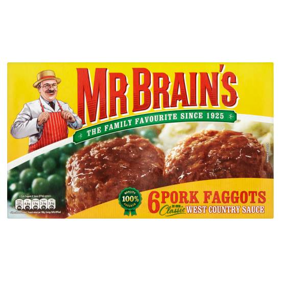 Mr Brain's Pork Faggots (6 ct)