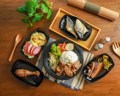 永記鐵板燒肉飯 l 茶仔油雞腿