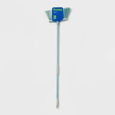 up&up Angle Floor Broom With Dustpan Set