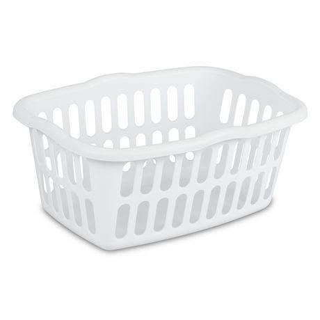 Sterilite panier  lessive sterilite 53 l (53 litres) - laundry basket rectangular white (1 unit)