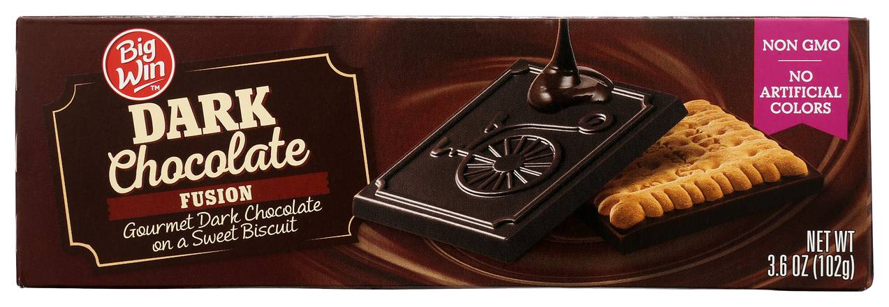 Big Win Dark Chocolate Fusion Cookies - 3.6 oz