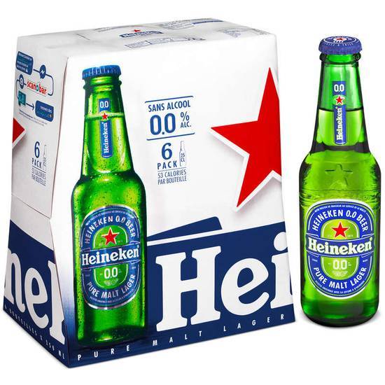 Heineken Bière blonde - Sans alcool 6x25 cl
