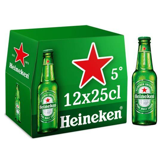 Heineken bière blonde (25 cl)