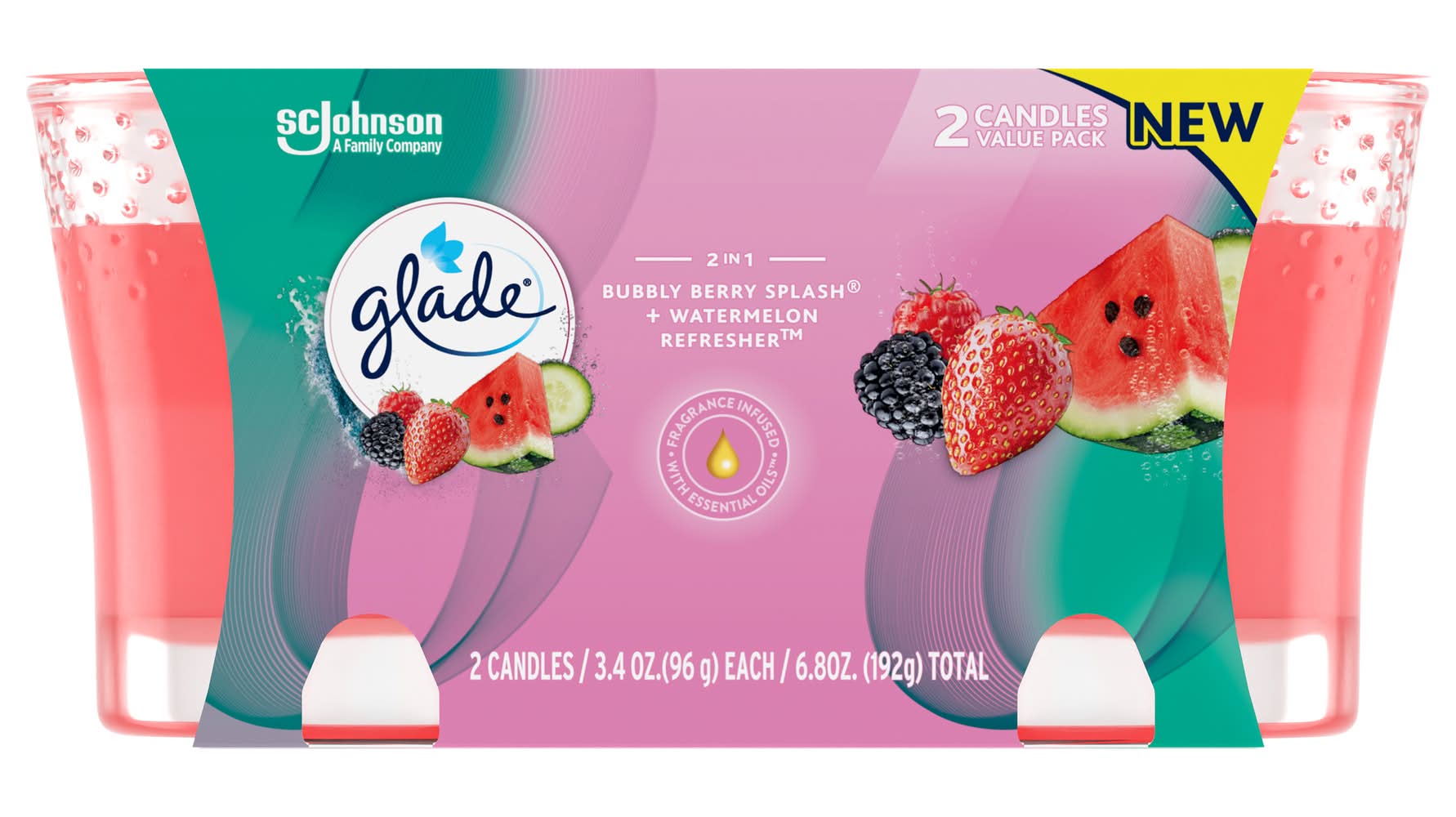 Glade Jar Candle Air Freshener (6.8 oz, 2 ct)