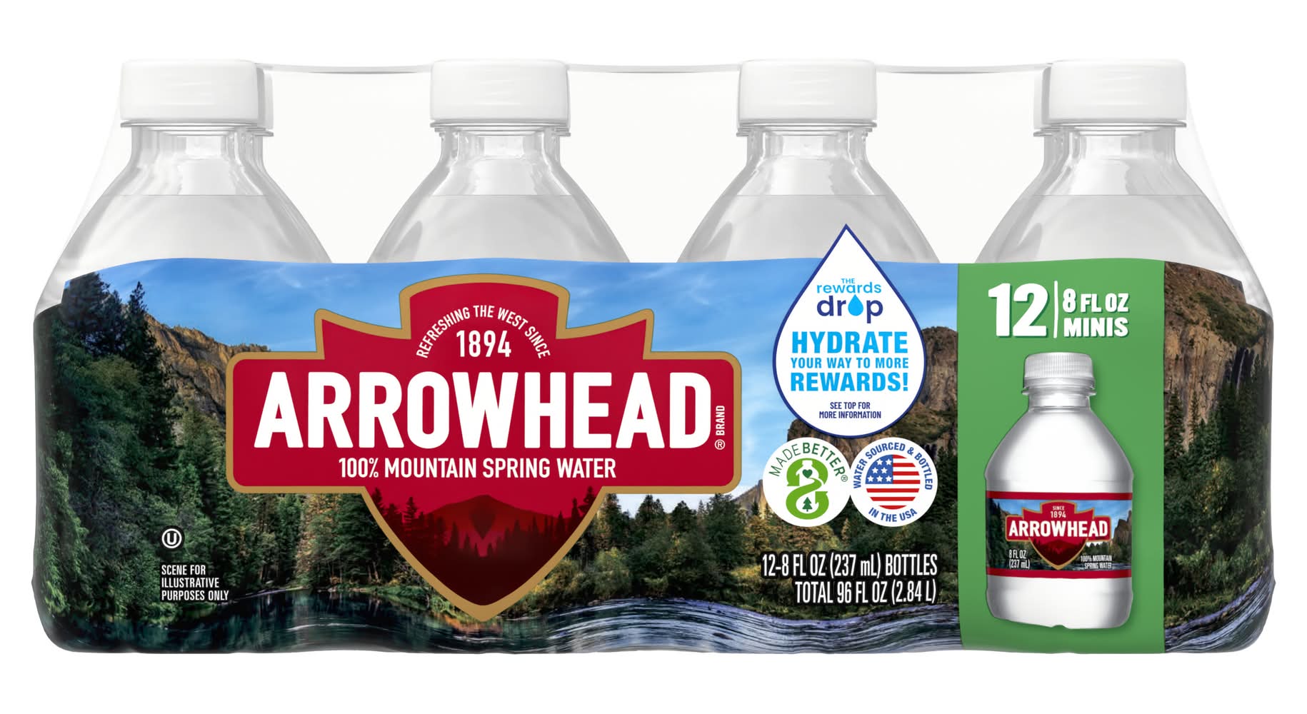 Arrowhead Water (12 ct, 8 oz)
