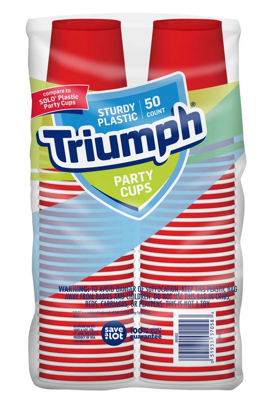 Triumph Party Cups