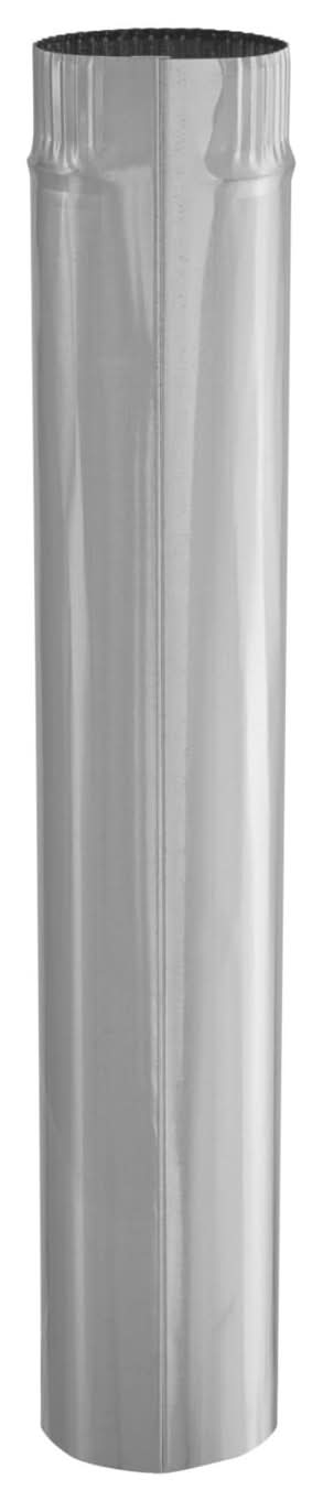 Imperial 4 In. D X 24 In. L Galvanized Steel Furnace Pipe