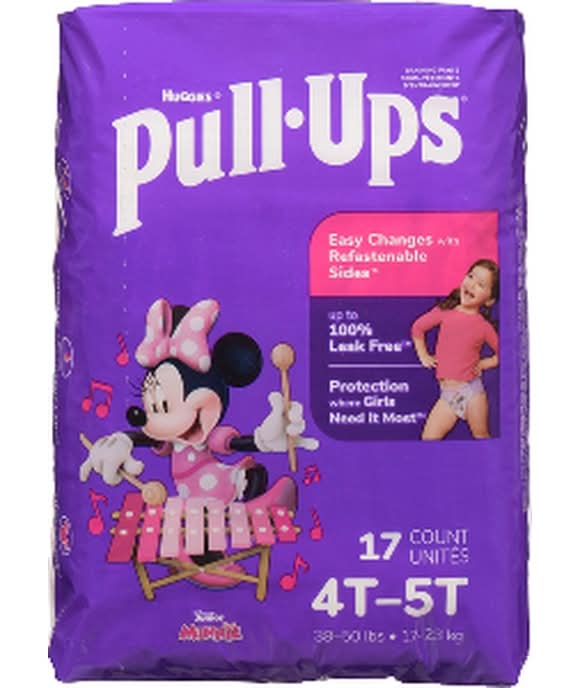 Huggies Pull Ups Learning Diapers, 4T-5T (17 ct)
