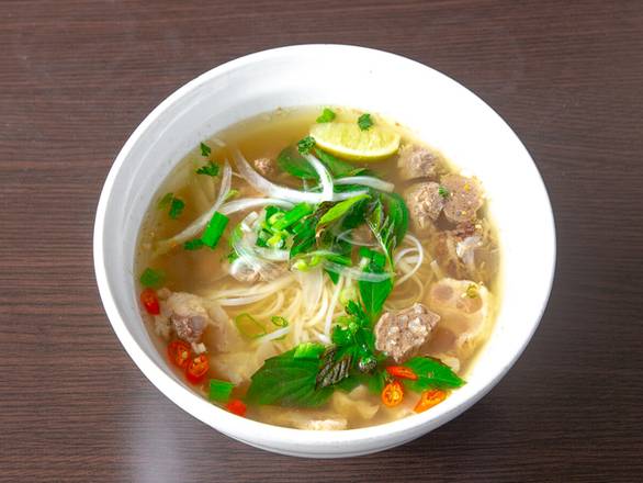 100. Rice Noodle Soup with Special Combo Beef