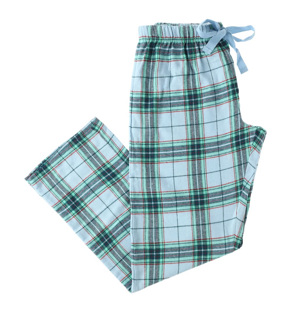 Holiday Flannel Lounge Pants Large Blue