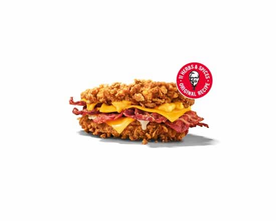 Double Down Cheese & Bacon Burger