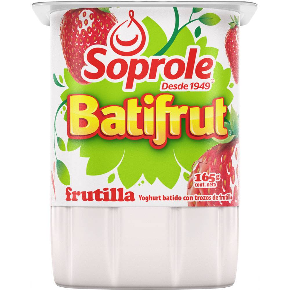 Batifrut · Yoghurt con trozos de frutilla (165 g)