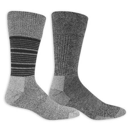 Dr. Scholl''S Chaussettes De Marin Diabétiques Pour Hommes - 2 Paires (Couleur: Charbon De Bois Assorti, Taille: 7-12)