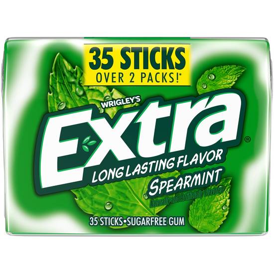Extra Spearmint Sugar Free Chewing Gum, 35 ct