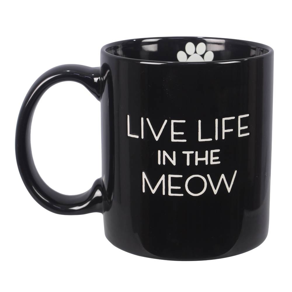 Young's Cat "Live Life In The Meow" Mug, 22 oz