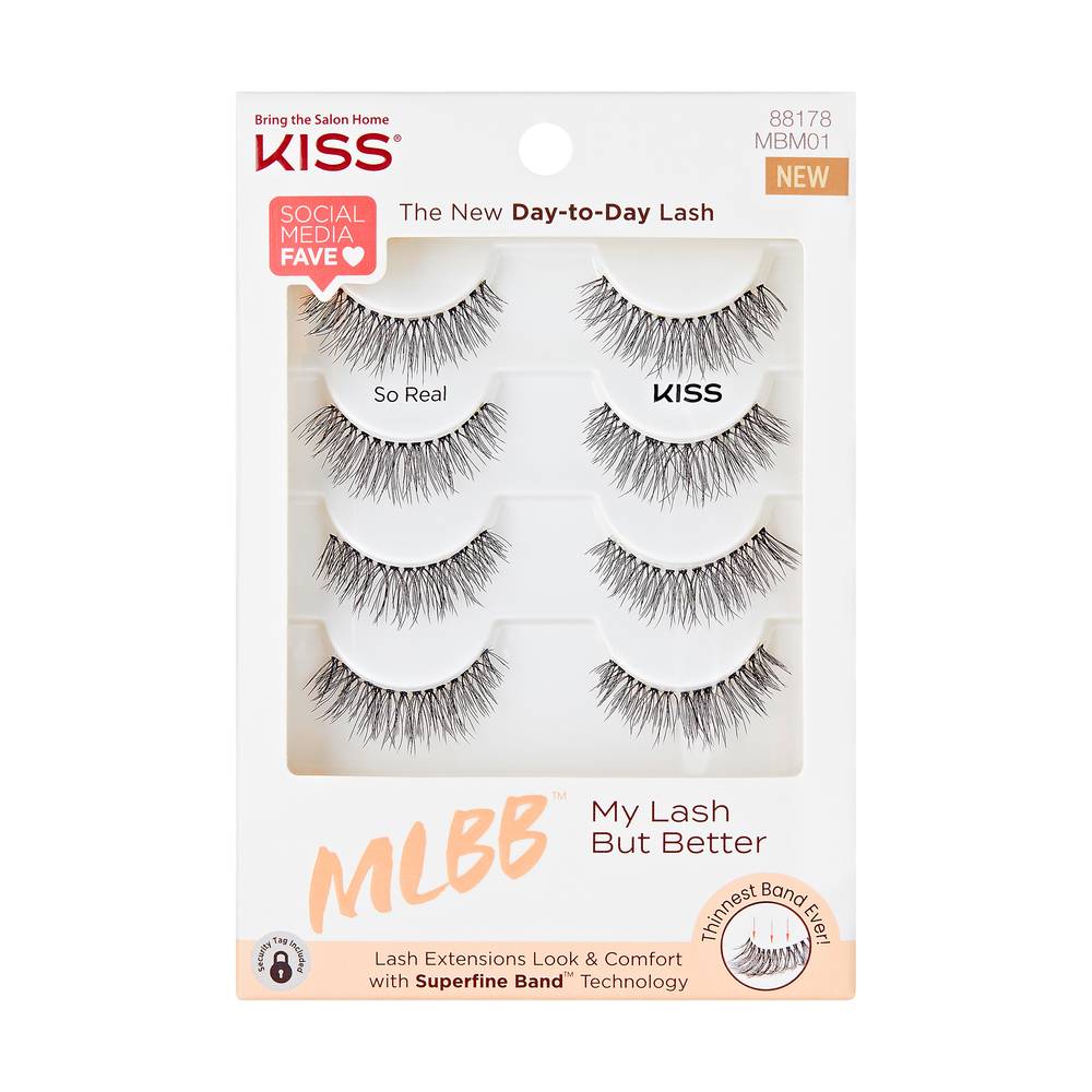 Kiss Mlbb So Real 88178 Lash Extension