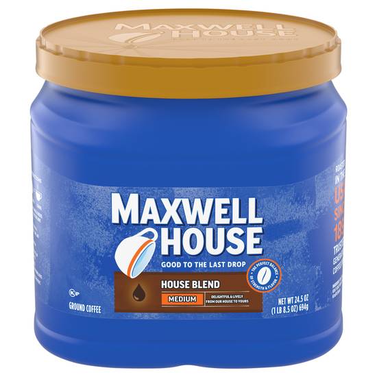Maxwell House House Blend Medium Roast Ground Coffee (24.5 oz)