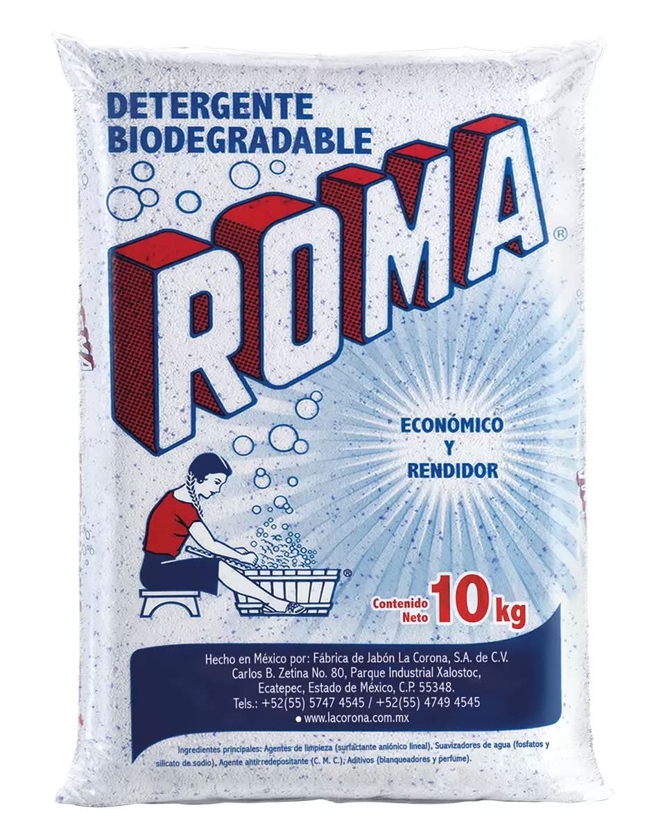 Roma · Detergente en polvo para ropas (10 kg)