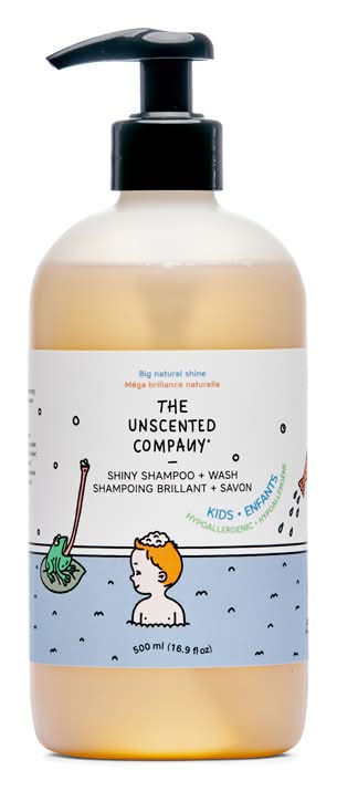 The unscented company shampoing brillant & savon pour enfants - kids shiny shampoo & wash