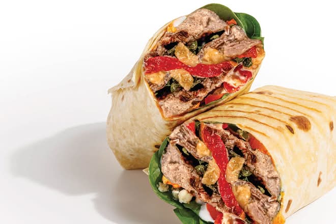 Black & Blue Grilled Wrap