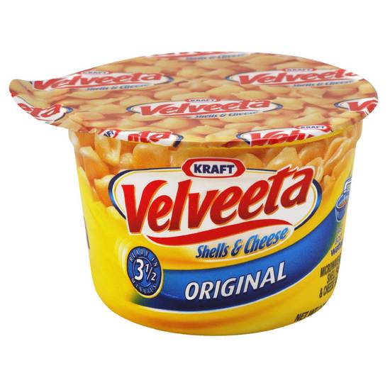 Order Velveeta Original Shells & Cheese Cup 2.39oz food online from Everyday Needs by Gopuff store, New Haven on bringmethat.com