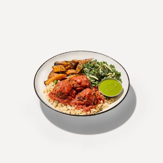 Spicy Meatball Bowl