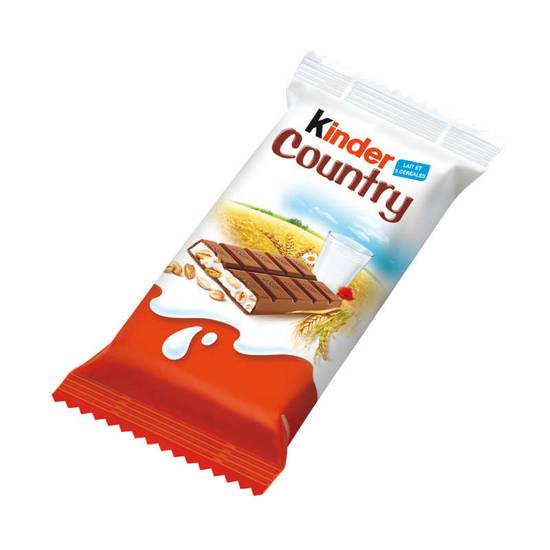 Country - Barre chocolatée - pièce 23g KINDER