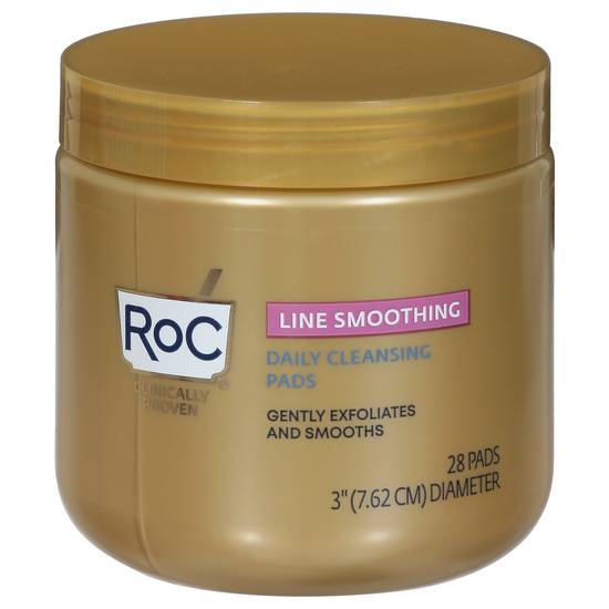 Roc Line Smoothing Daily Cleansing Pads (28 ct)