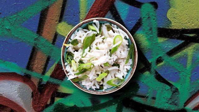 Spring Onion Rice (V) (VG) (GF)