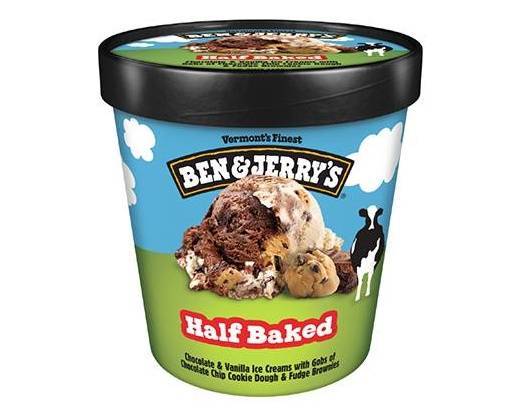 Ben and Jerry's Half Baked Pint