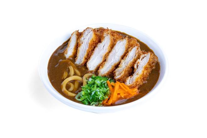 (p-18) Chicken Cutlet Curry Udon